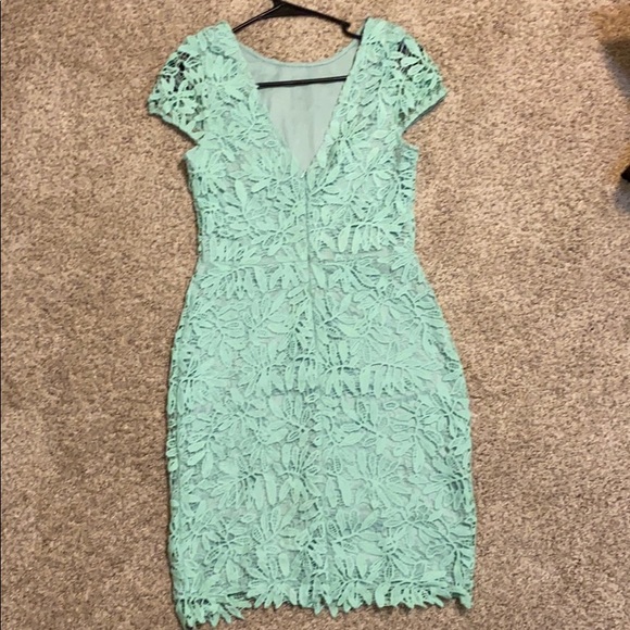 Teal cocktail dress - Picture 2 of 2